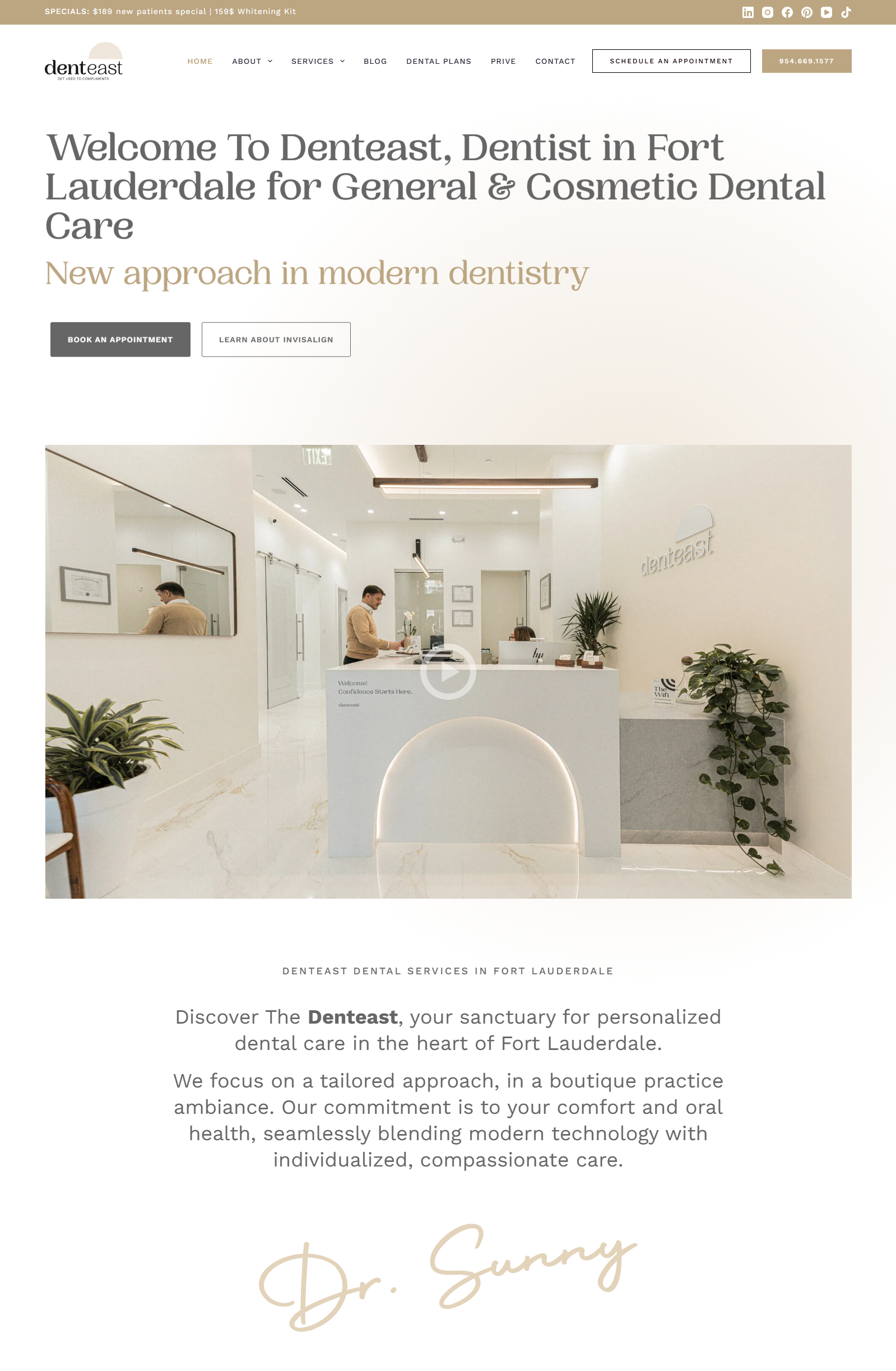 Website preview of Website Project 01